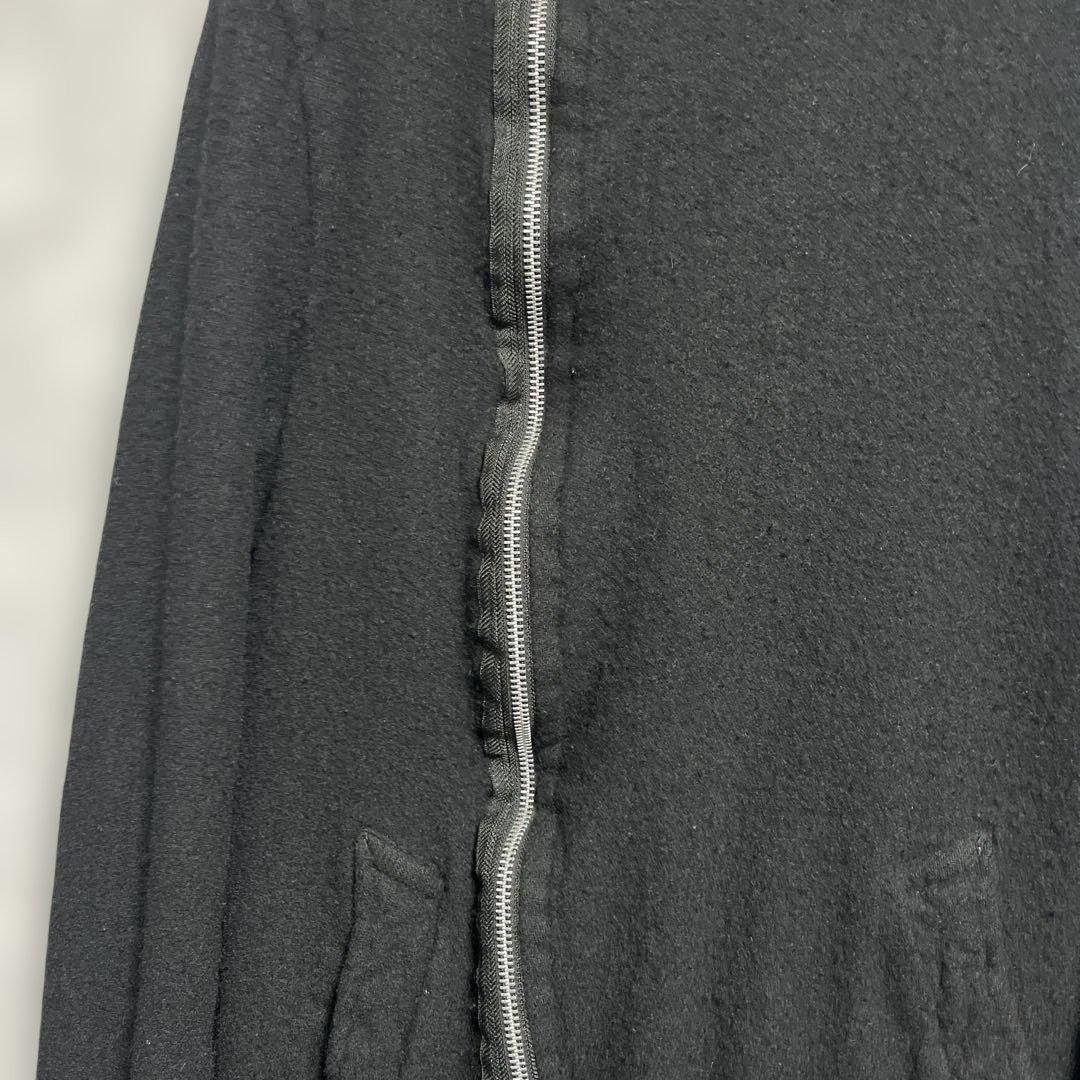 ブラックコムデギャルソン 21AW 斜めジップ ウール縮絨
