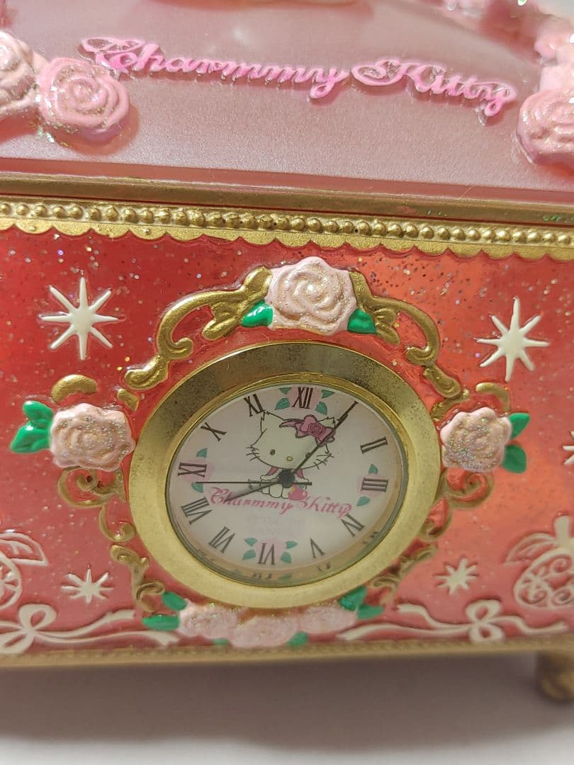 チャーミーキティ　2006年　ジオラマクロック　ジュエリーケース