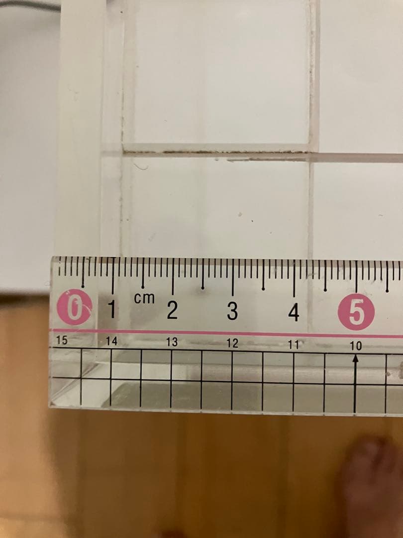 カンテツW450×D450×H350アクリル水槽 厚8㎜底面6㎜