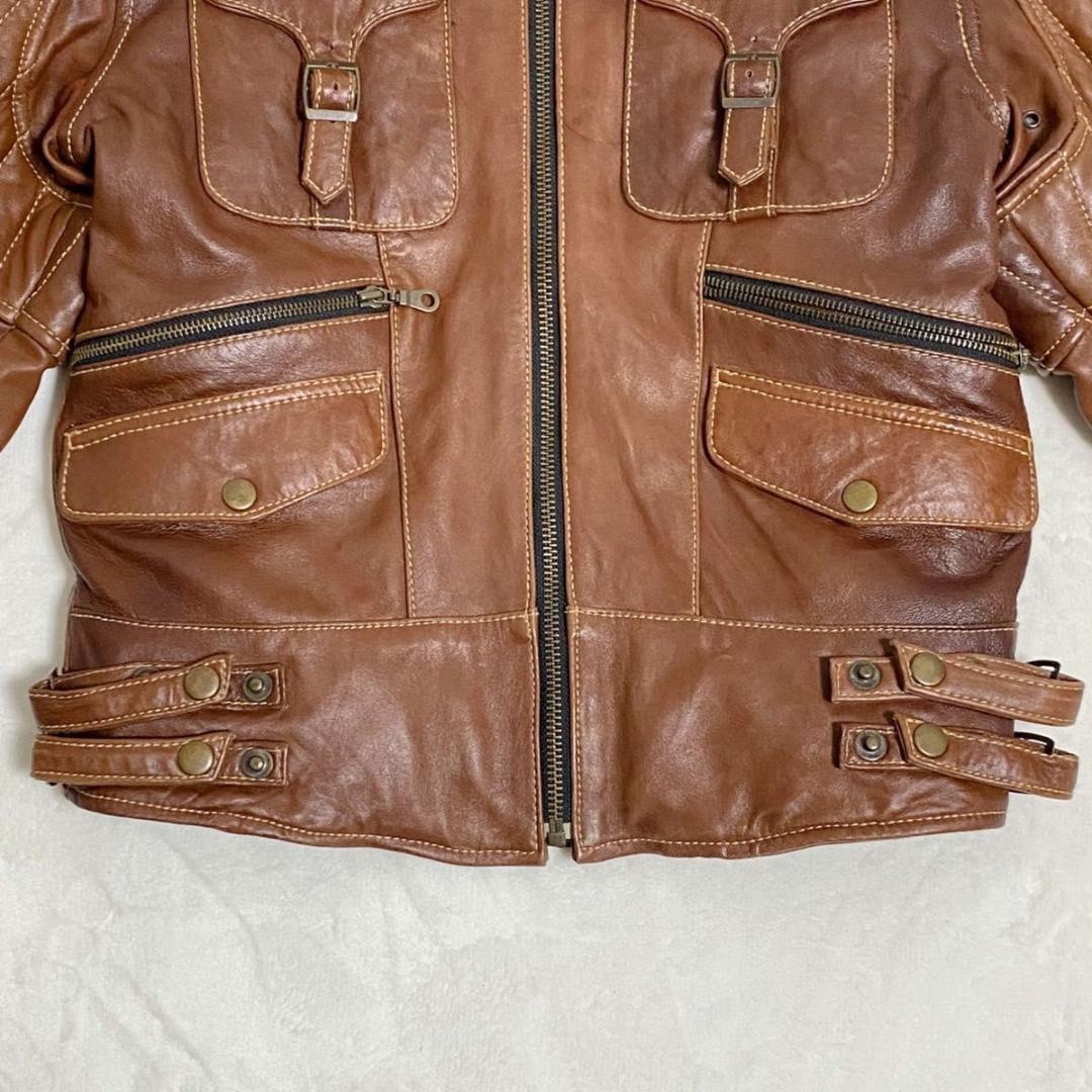 DEGNER デグナー レザージャケット ライダース 本革ヴィンテージ　襟ボア