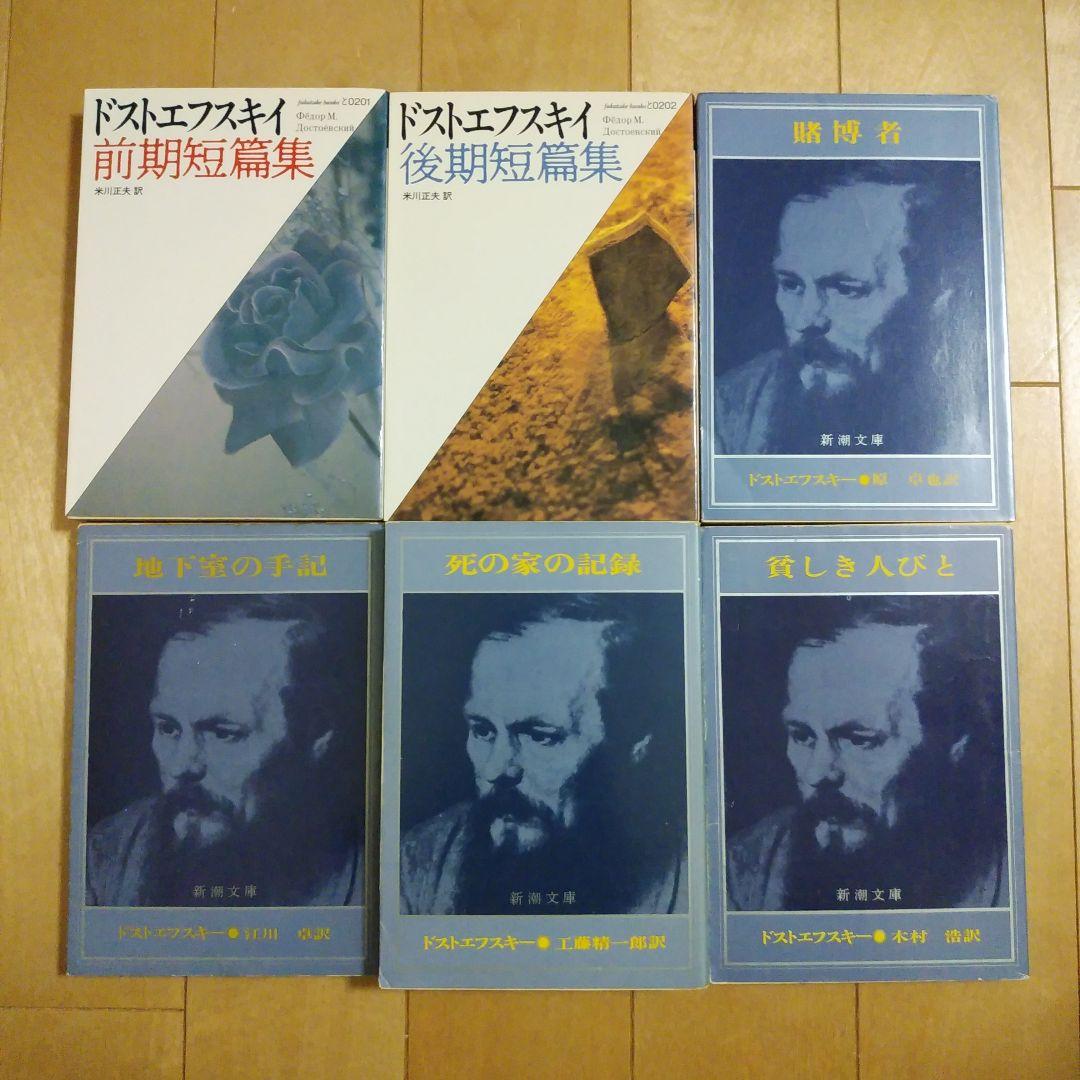 ドストエフスキー　19冊セット　罪と罰、未成年、悪霊、カラマーゾフの兄弟、白痴等