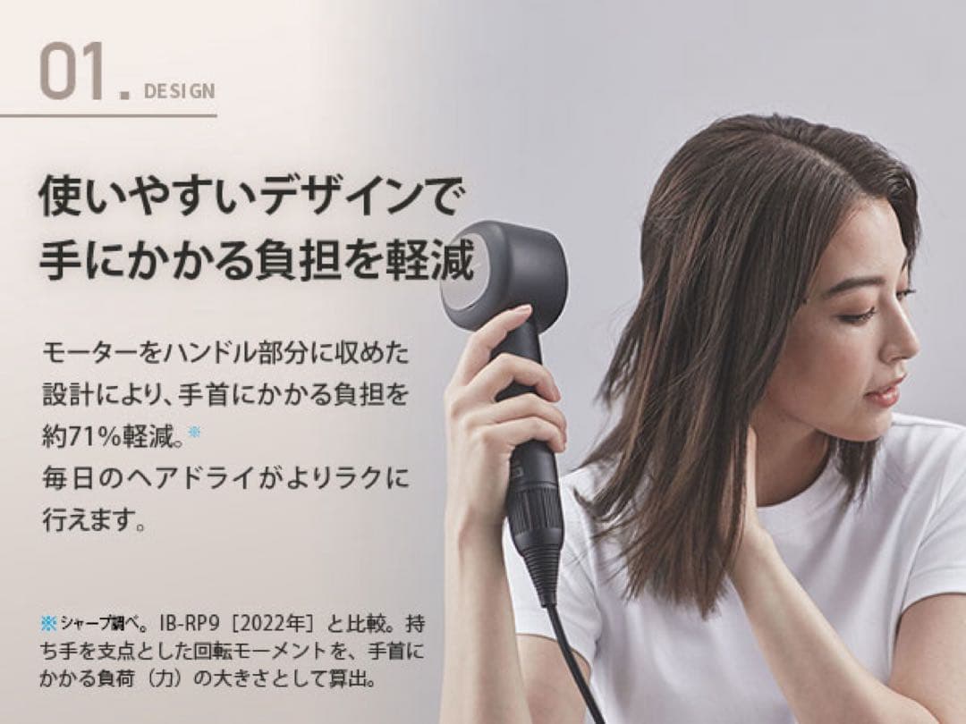 ※大幅値下げ【最新機種・新品未開封】SHARPドライヤー IB-WX902-B