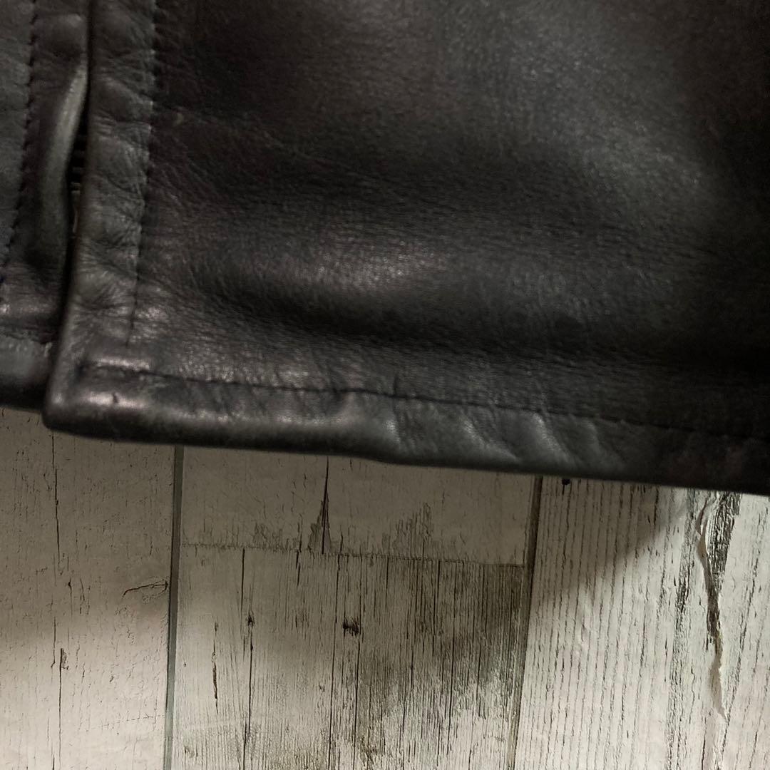 Schott ショット シングル ライダース ジャケット 36 ボアライナー付き