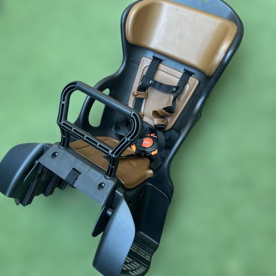 【値下げ不可】自転車用チャイルドシート ブラウン ブラック