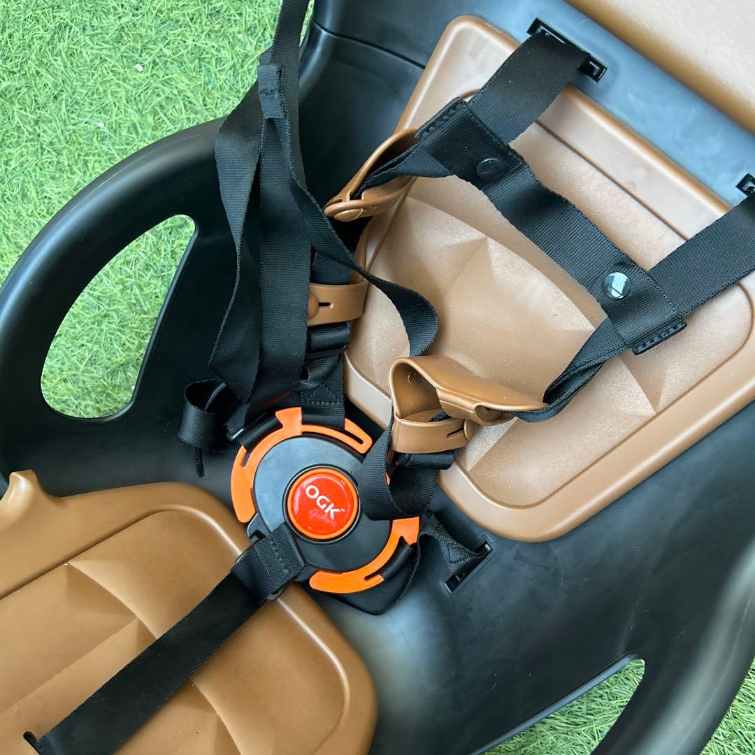 【値下げ不可】自転車用チャイルドシート ブラウン ブラック