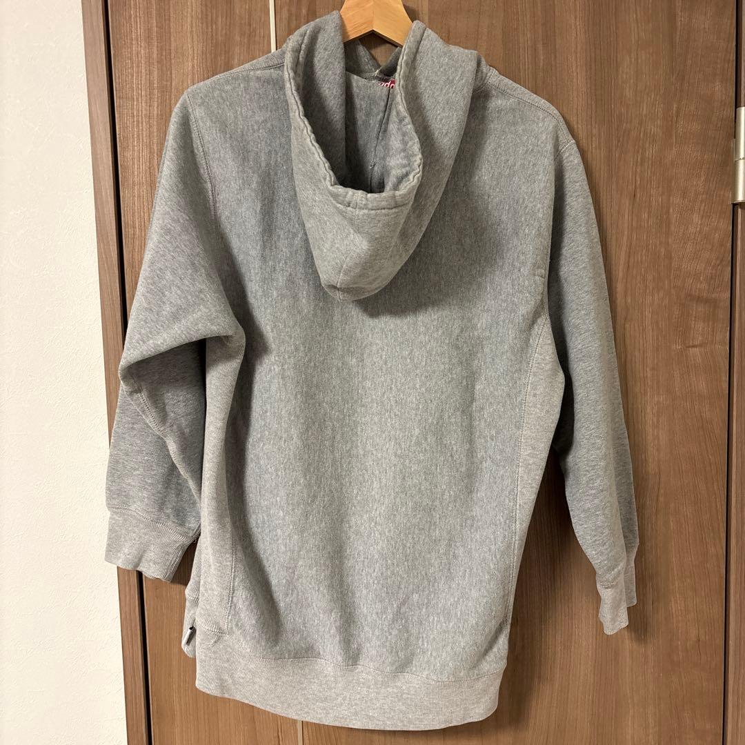 Supreme ボックスロゴ　グレー パーカー