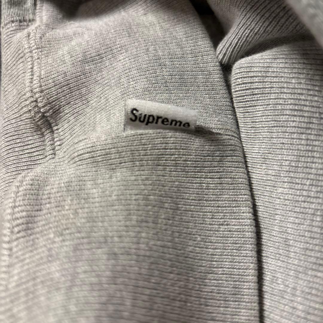 Supreme ボックスロゴ　グレー パーカー