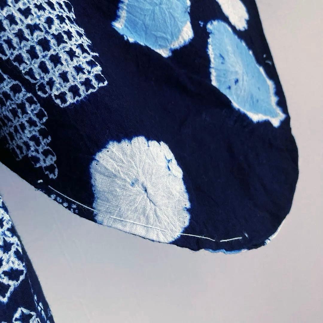 ちい　有松絞り・三浦絞り　手縫い上質　絞り浴衣　No.2-138