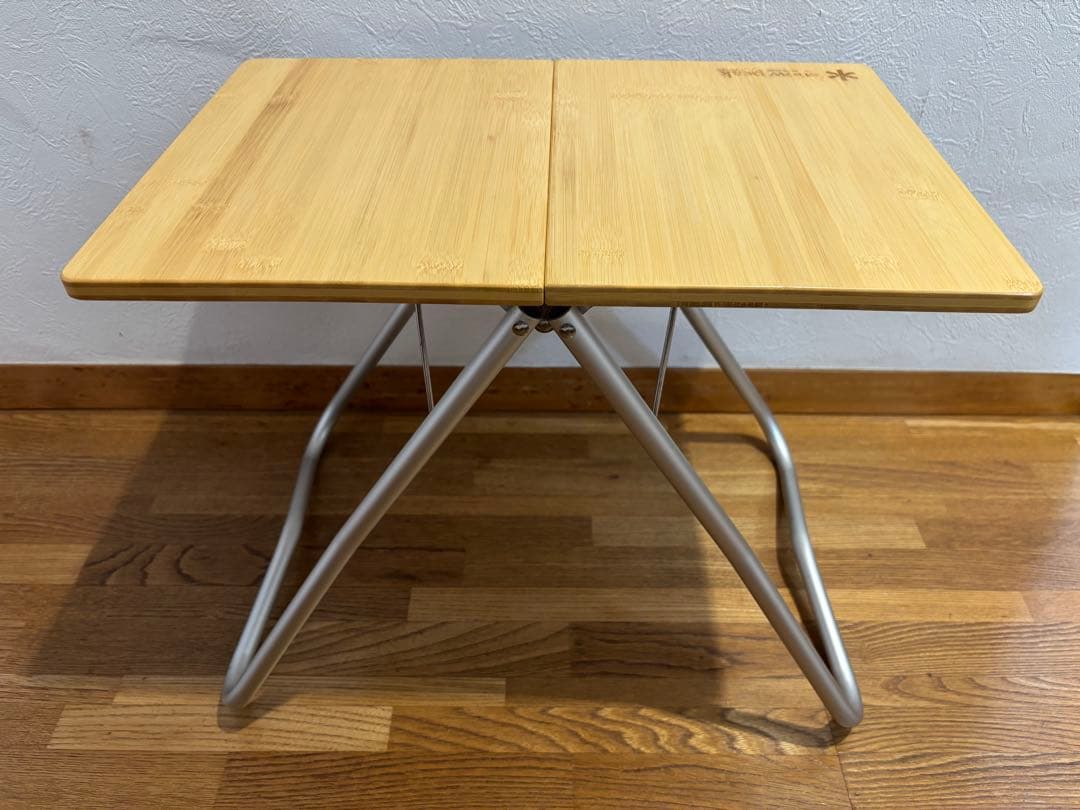  peak スノーピーク　MYテーブル竹 折りたたみアウトドアテーブル