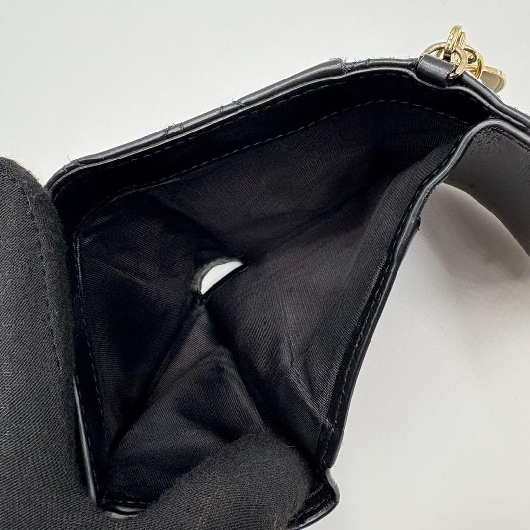 DIOR☆レディ ディオール☆エナメル☆ロータスウォレット☆カナージュ☆財布