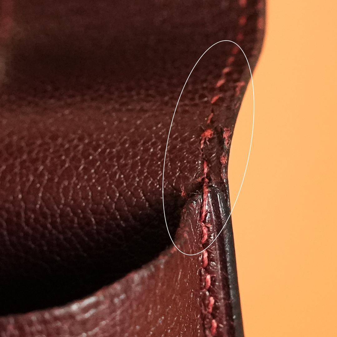 HERMES エルメス ペンケース ペンポーチ　マルチケース ブラウン　筆入