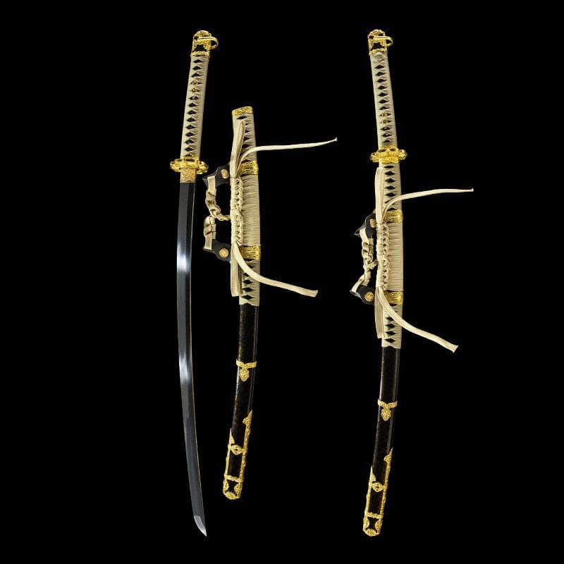 耀金太刀 日本刀 模造刀 居合刀 武士道 武蔵 鑑賞用 手鍛造打