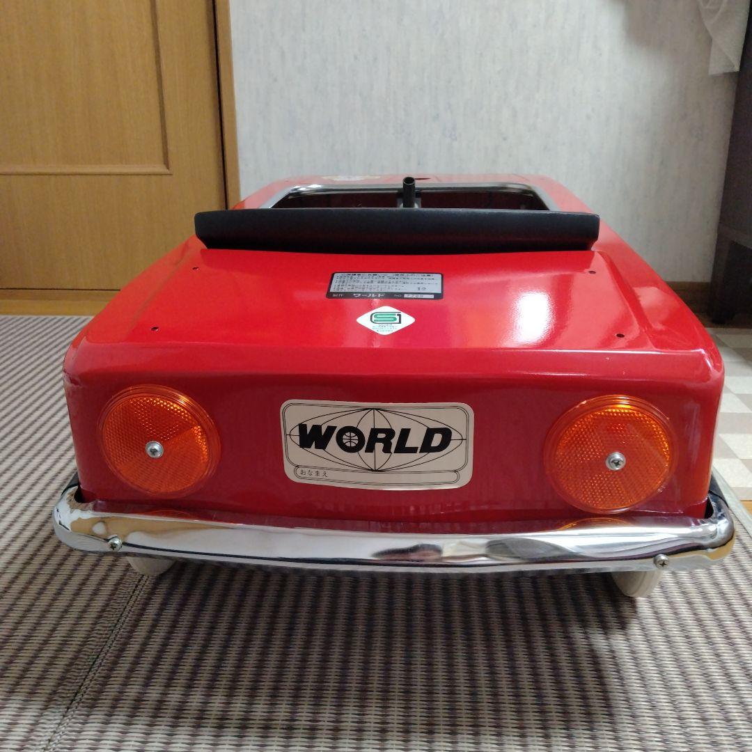 旧車　GTR　ペダルカー　ブリキ大型遊具　昭和レトロ　オブジェ　日本製　新品