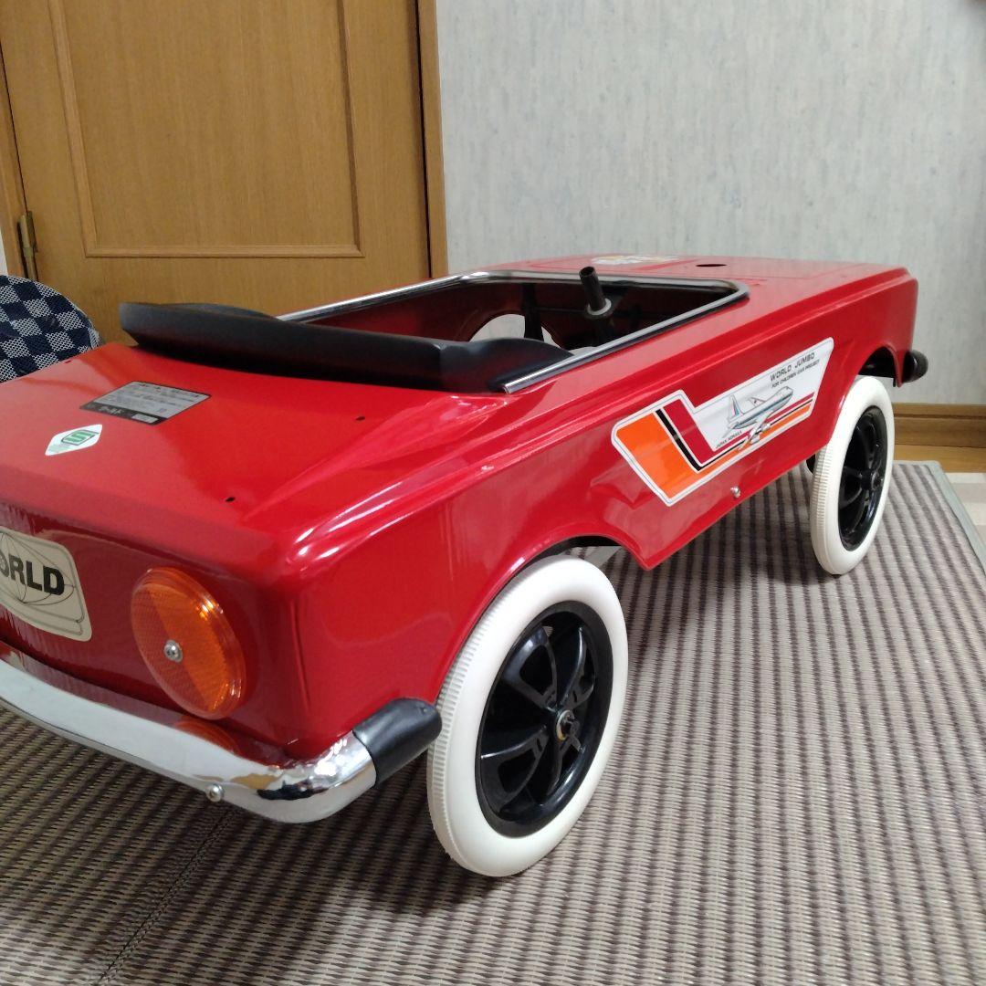 旧車　GTR　ペダルカー　ブリキ大型遊具　昭和レトロ　オブジェ　日本製　新品