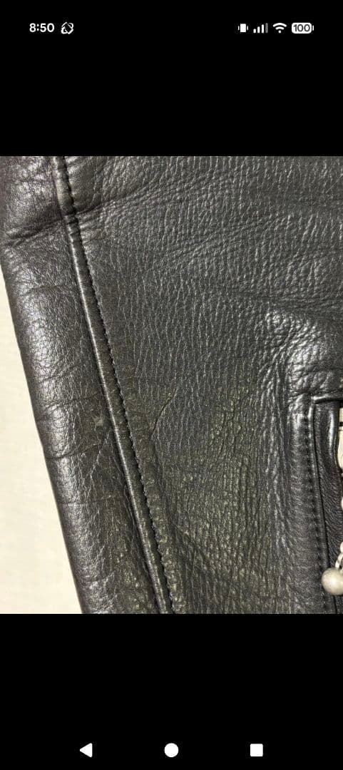 マット ROARS × UK extra ライダース レザージャケット