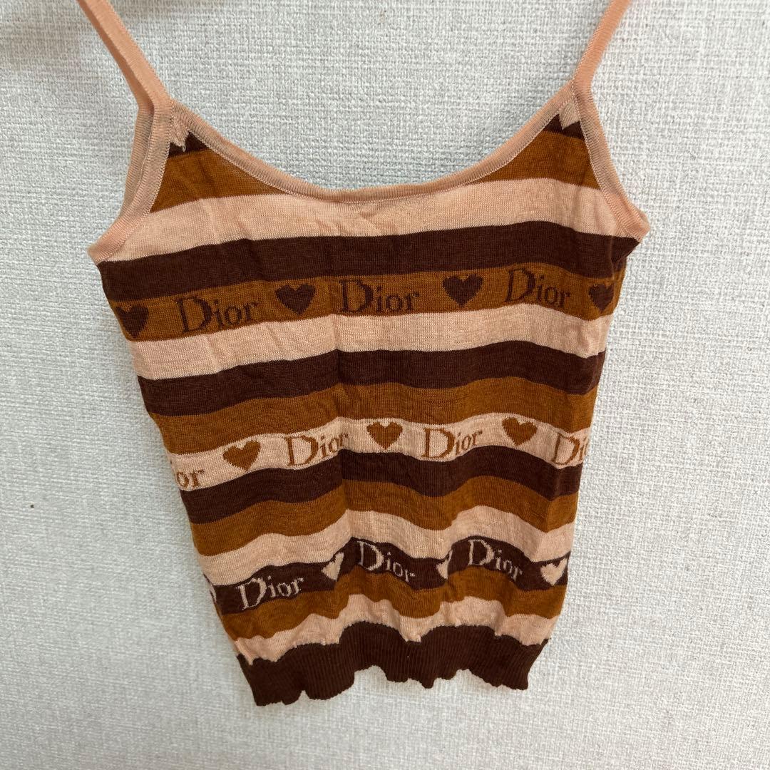 Christian Dior ストライプタンクトップ 36