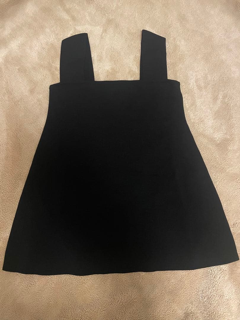 Chaosカオス シルクコンフレアタンク 黒