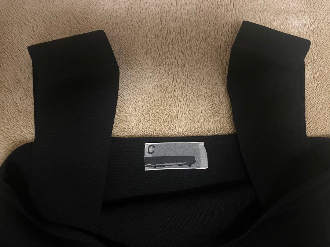 Chaosカオス シルクコンフレアタンク 黒