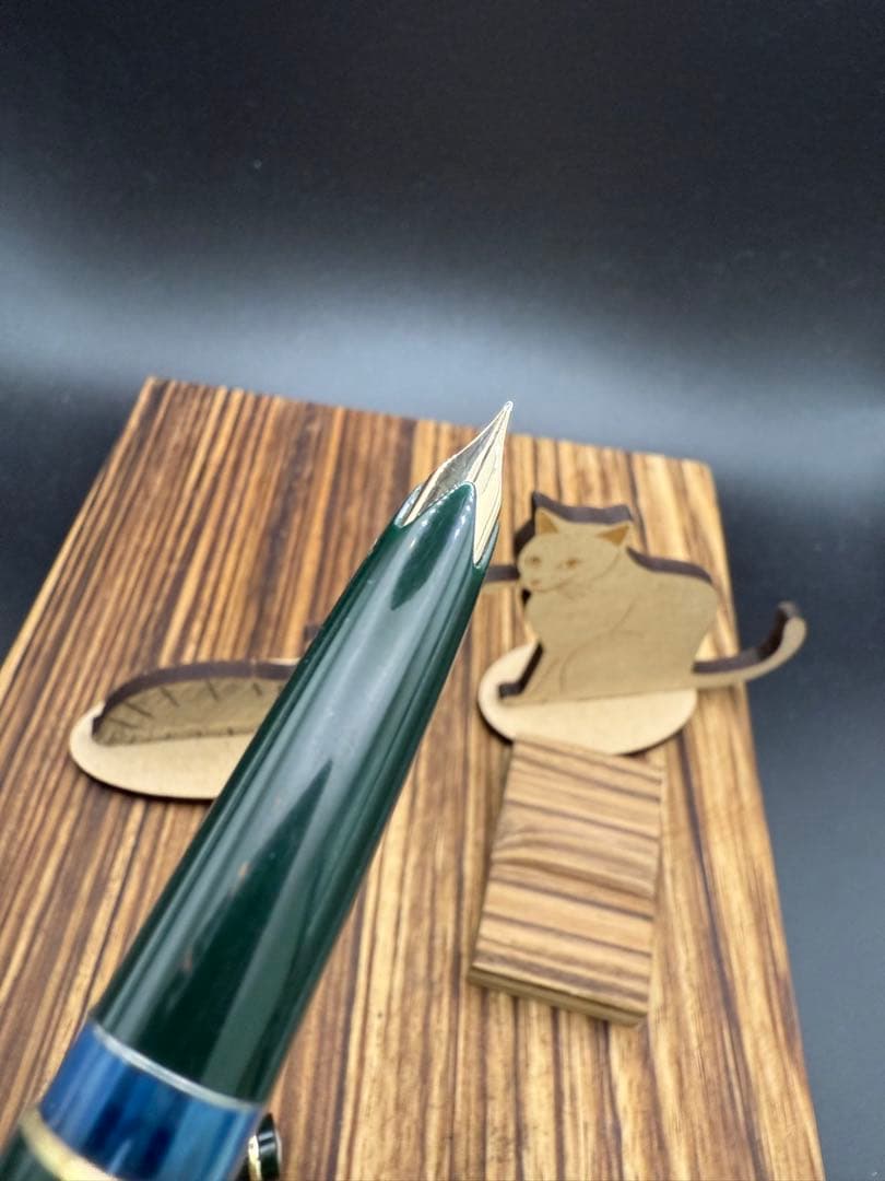 MONTBLANC 万年筆　NO.22 グリーン 14C