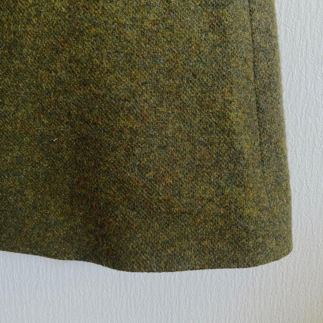 きれいめ◎CHILD WOMAN ウール　チェスターコート　オリーブカーキ系