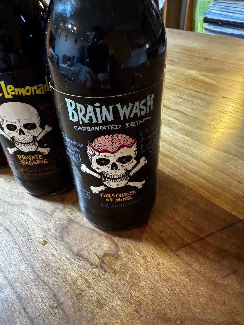 Brain Wash 炭酸飲料セット 4本(飲めません)
