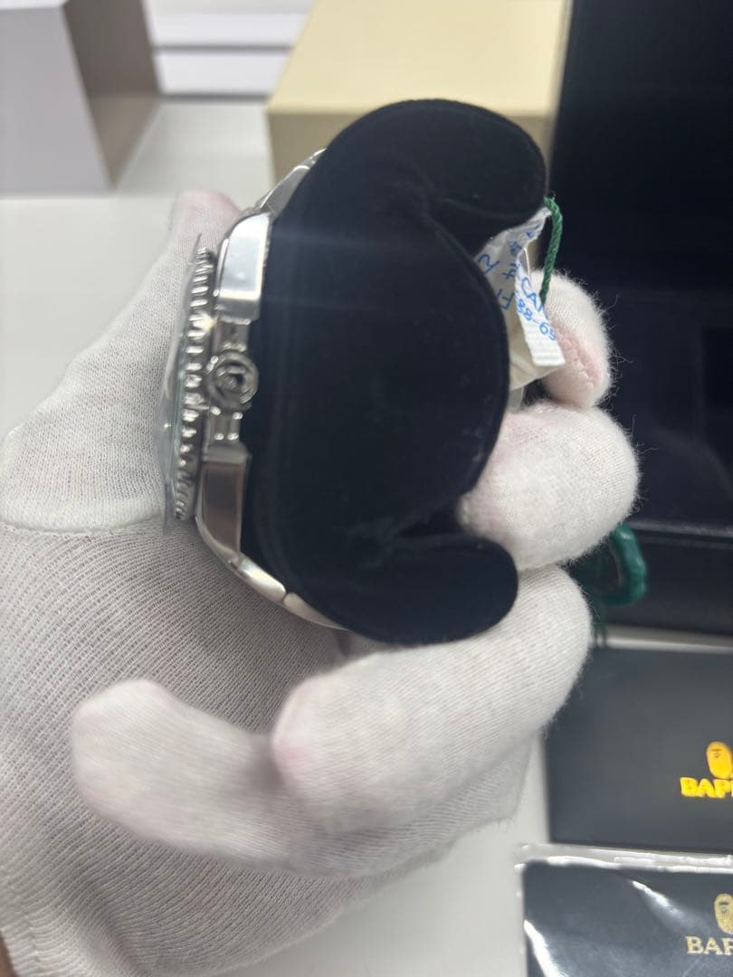 BAPEX® 自動巻き時計 緑