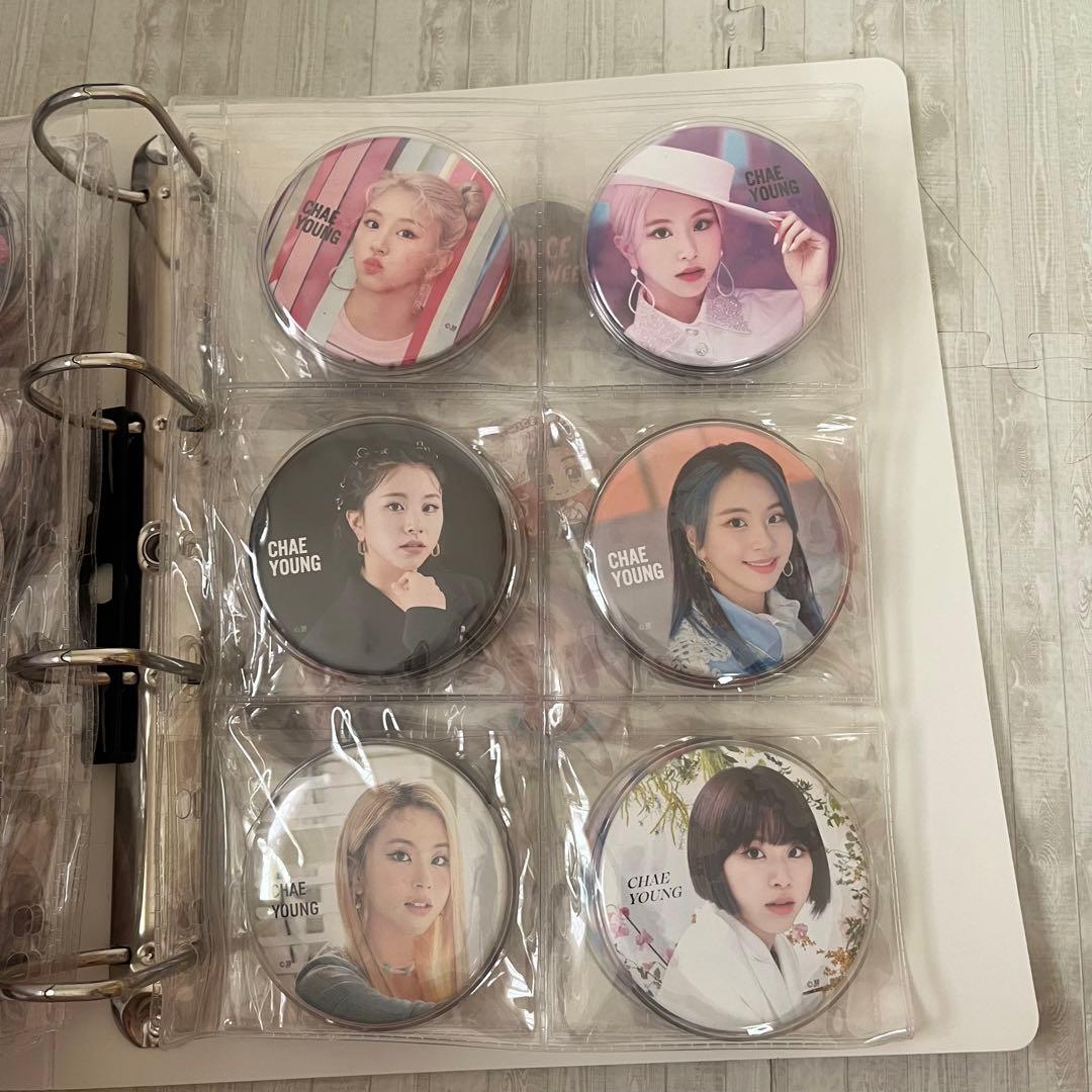 TWICE チェヨン 缶バッジ セット gogofightin
