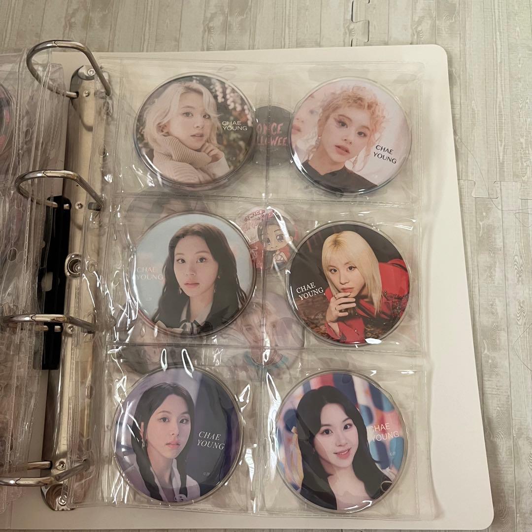 TWICE チェヨン 缶バッジ セット gogofightin