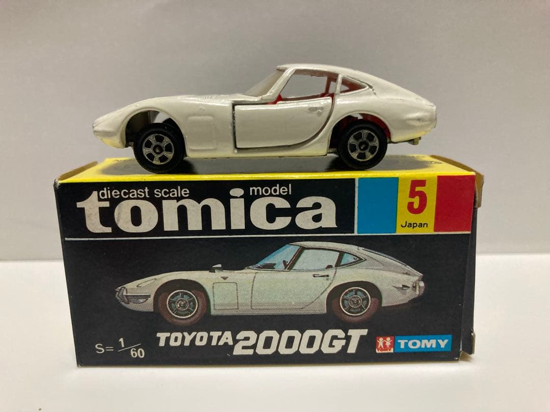 トミカ　日本製　トヨタ2000GT 1Aホイール　黒箱