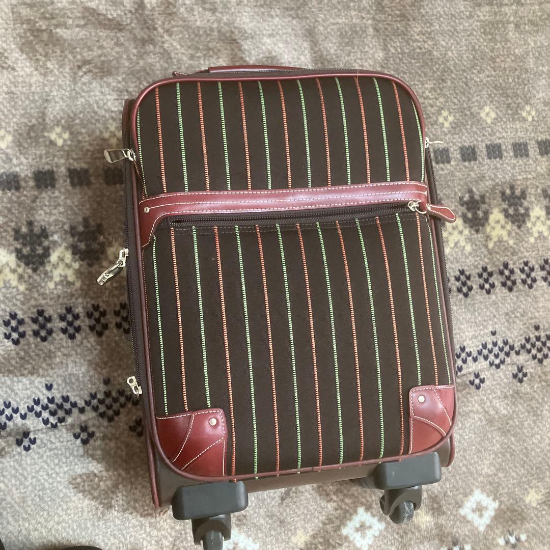 機内持ち込み可能　エースのソフトスーツケース　ソフトキャリーカート