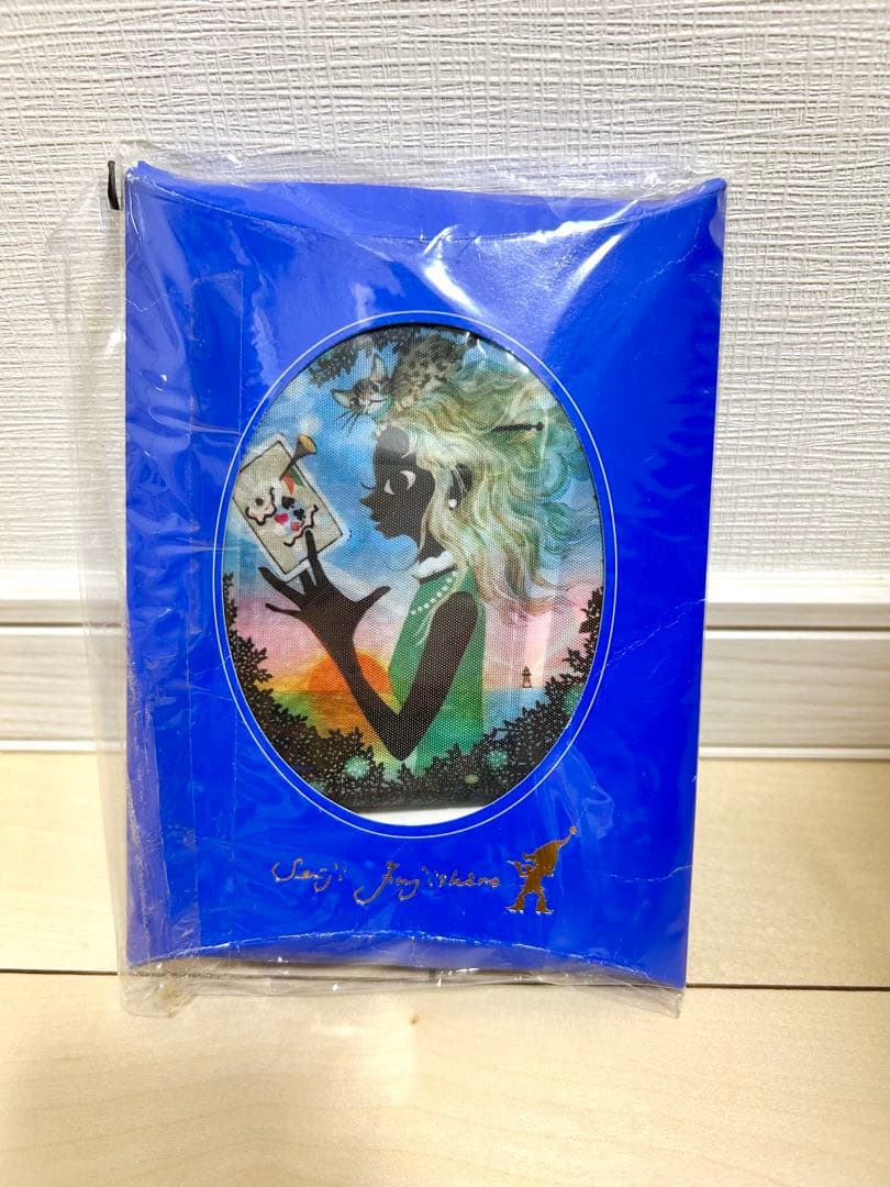 新品　影絵　切り絵　藤城清治 アリスのハート　猫　ラビィ　エコバッグ　てさげ