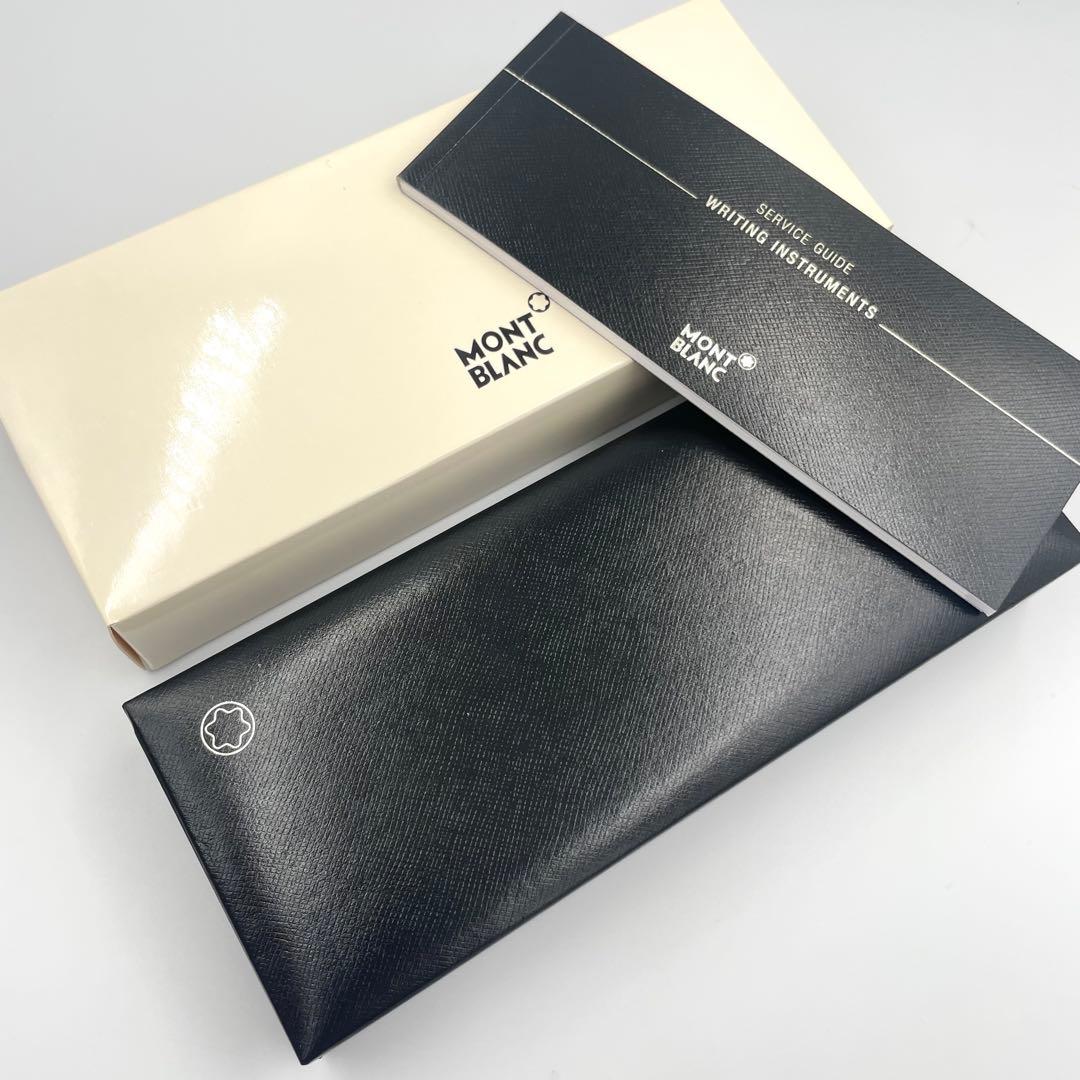 鑑定済・美品★モンブラン　スターウォーカー　ボールペン　ブラック×シルバー　箱