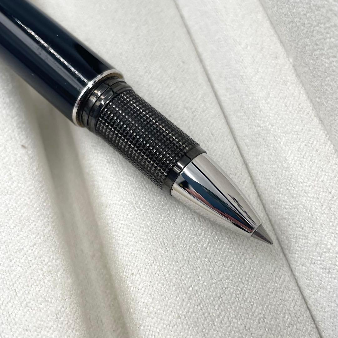 鑑定済・美品★モンブラン　スターウォーカー　ボールペン　ブラック×シルバー　箱