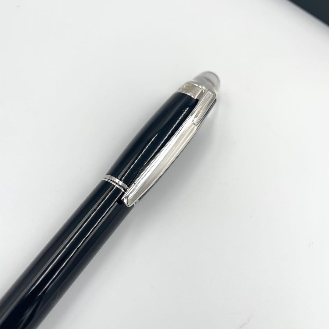 鑑定済・美品★モンブラン　スターウォーカー　ボールペン　ブラック×シルバー　箱