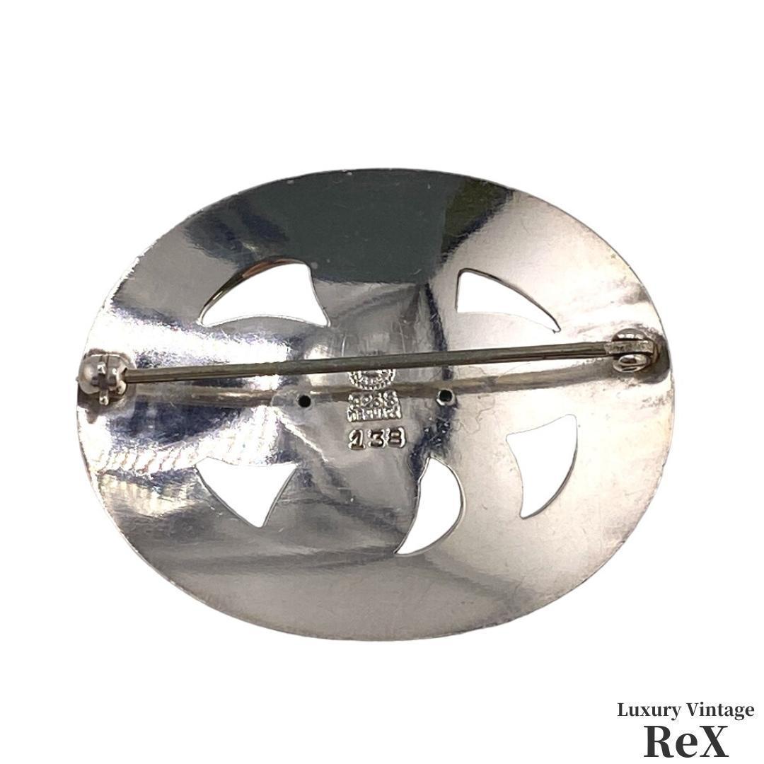 【超美品】ジョージジェンセン   ブローチ シルバー