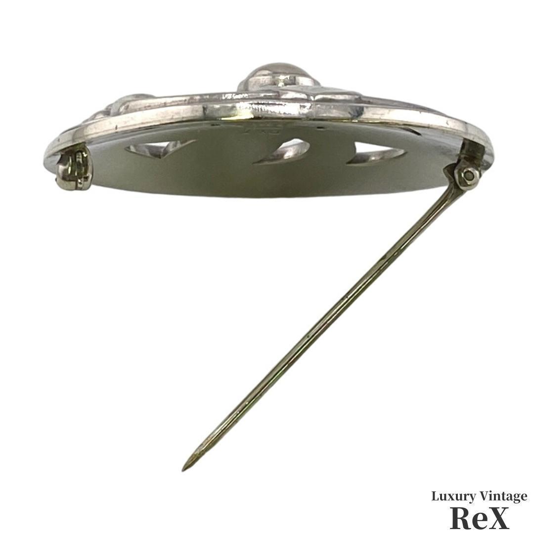 【超美品】ジョージジェンセン   ブローチ シルバー