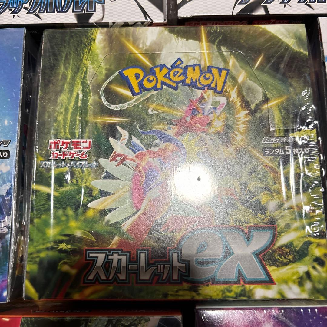 新品未開封　正規シュリンク付き　ポケカ　boxセット売り
