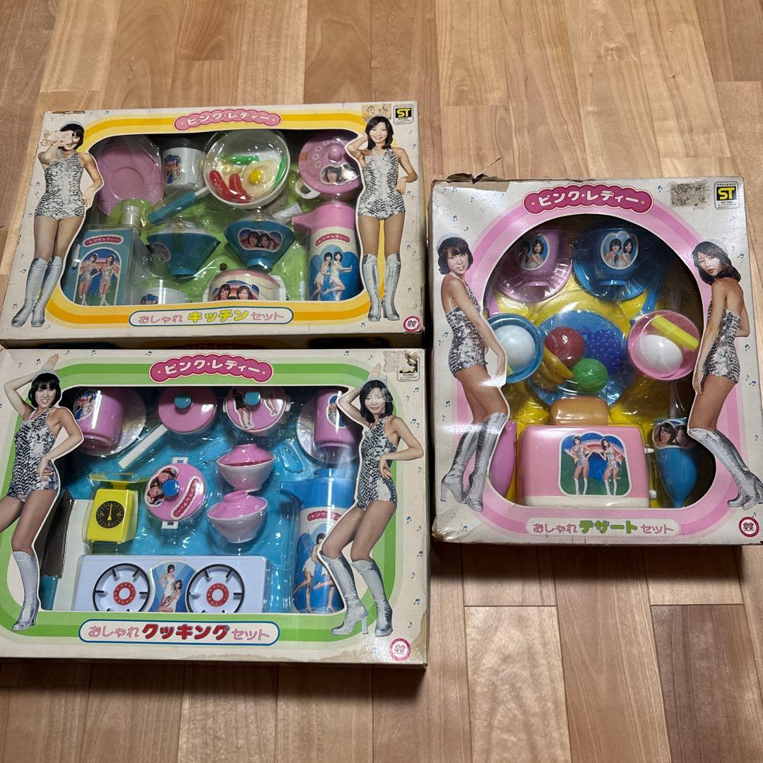 ピンク・レディー　おしゃれキッチン　おしゃれクッキング　おしゃれデザートセット