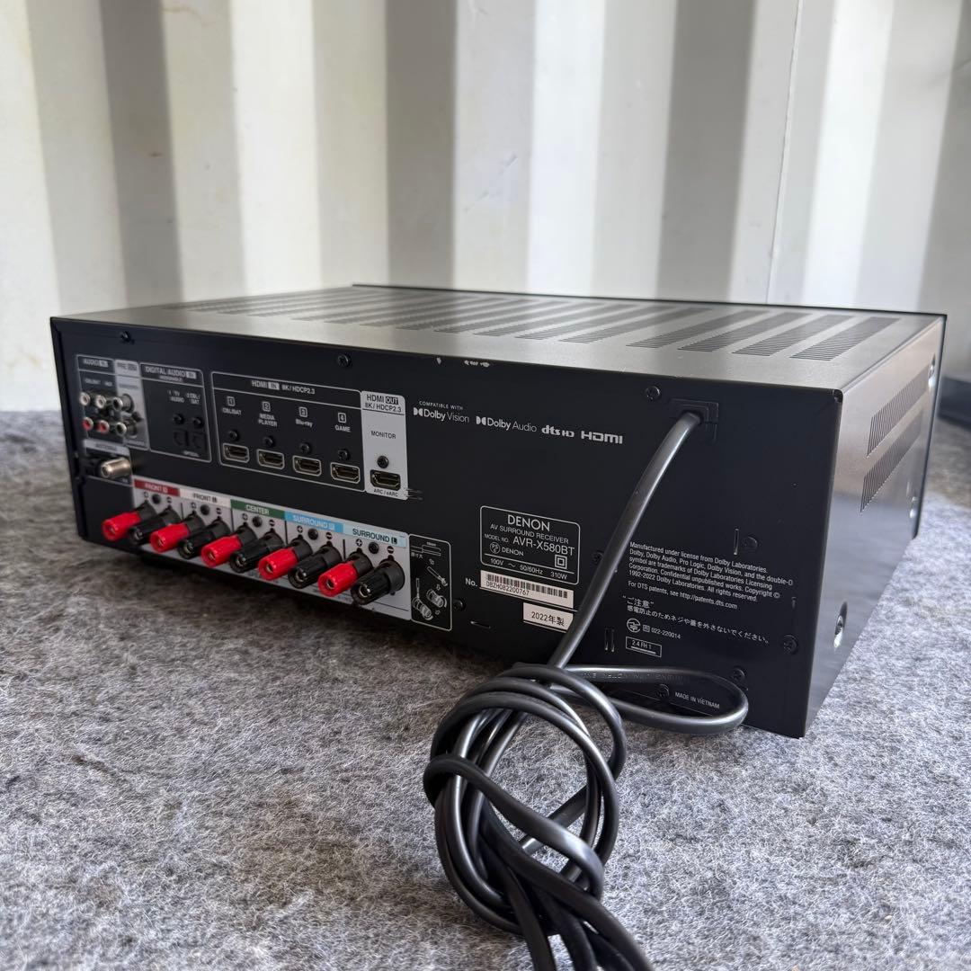 H41激安早い者勝ち✨ DENON AVR-X580BT アンプ