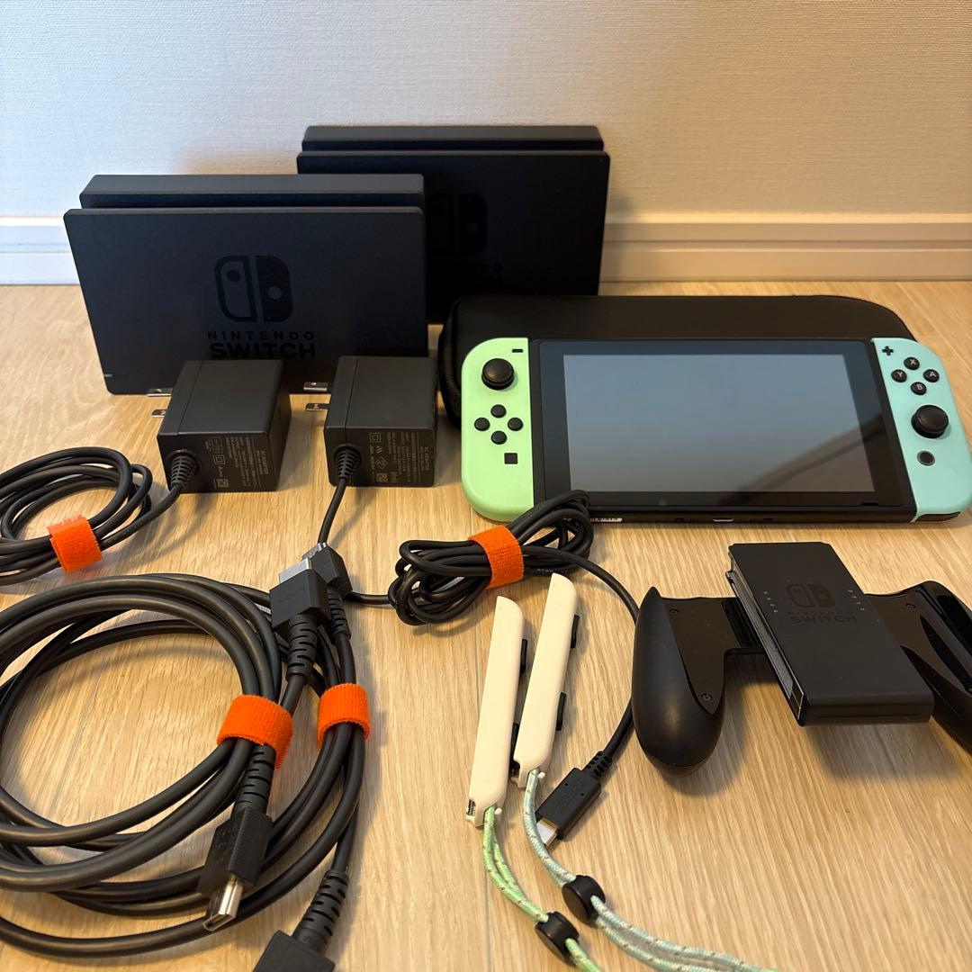 Nintendo Switch 本体　どうぶつの森Joy-Con ドック2セット