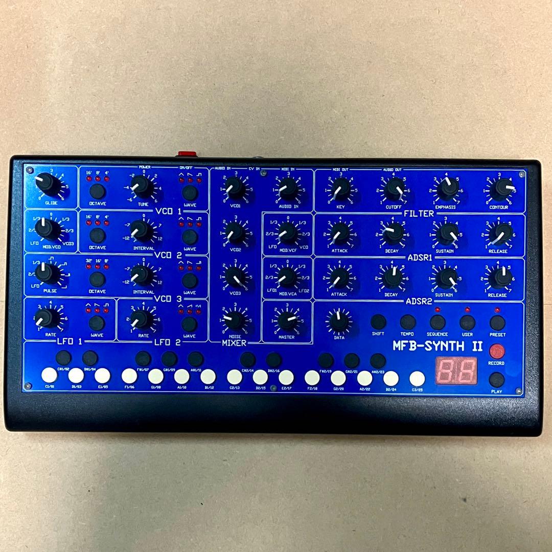 【完動品】 MFB SYNTH II 3VCO アナログシンセ日本語マニュアル付