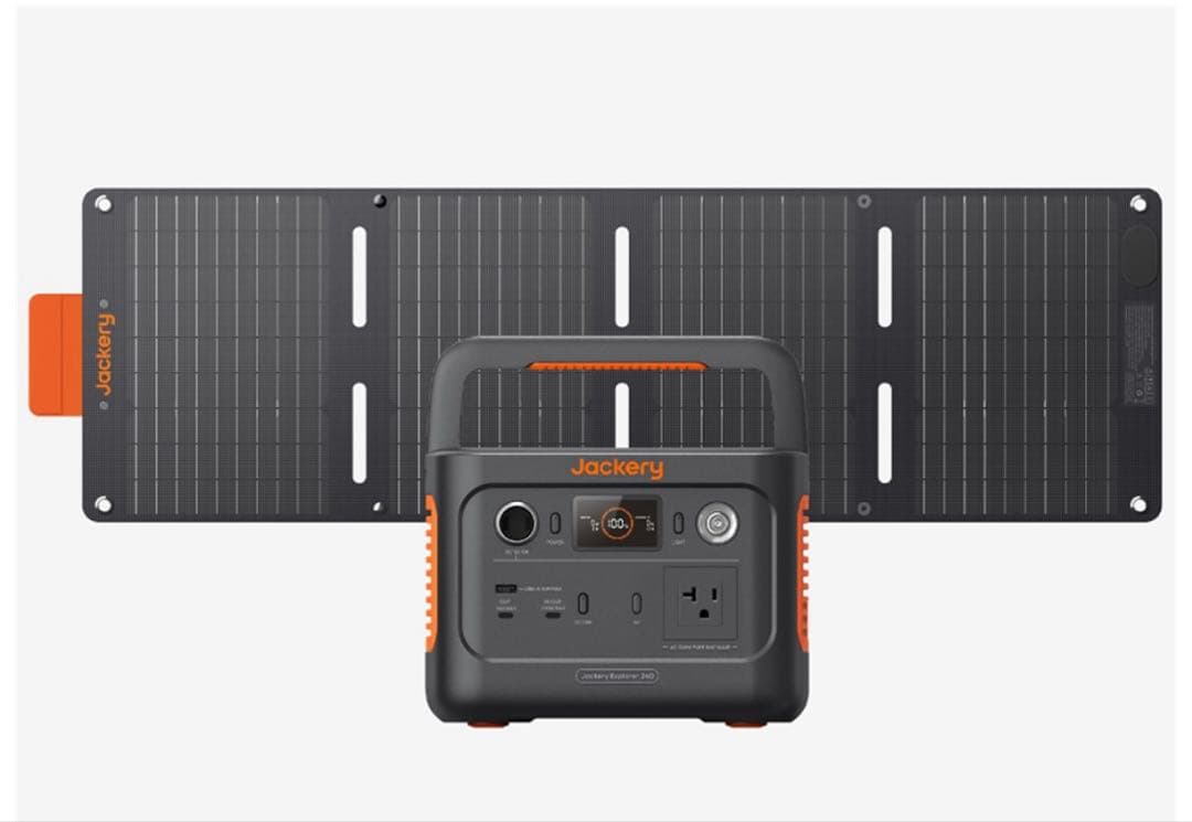 発電機・ポータブル電源 Solar Generator 240 New 40Mini 256Wh+40W