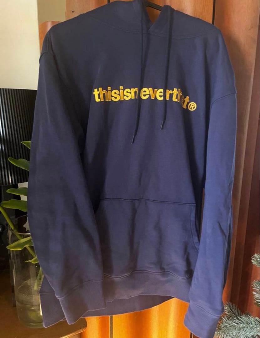 thisisneverthat ネバザ ネイビー パーカー S