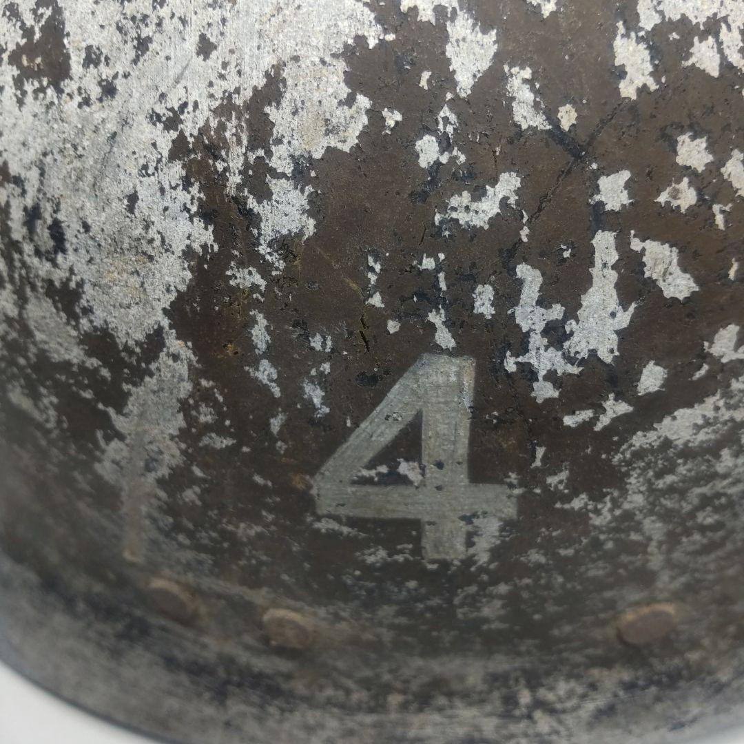 日本海軍使用ヘルメット(アルミ製) 【太平洋戦争】 当時の物