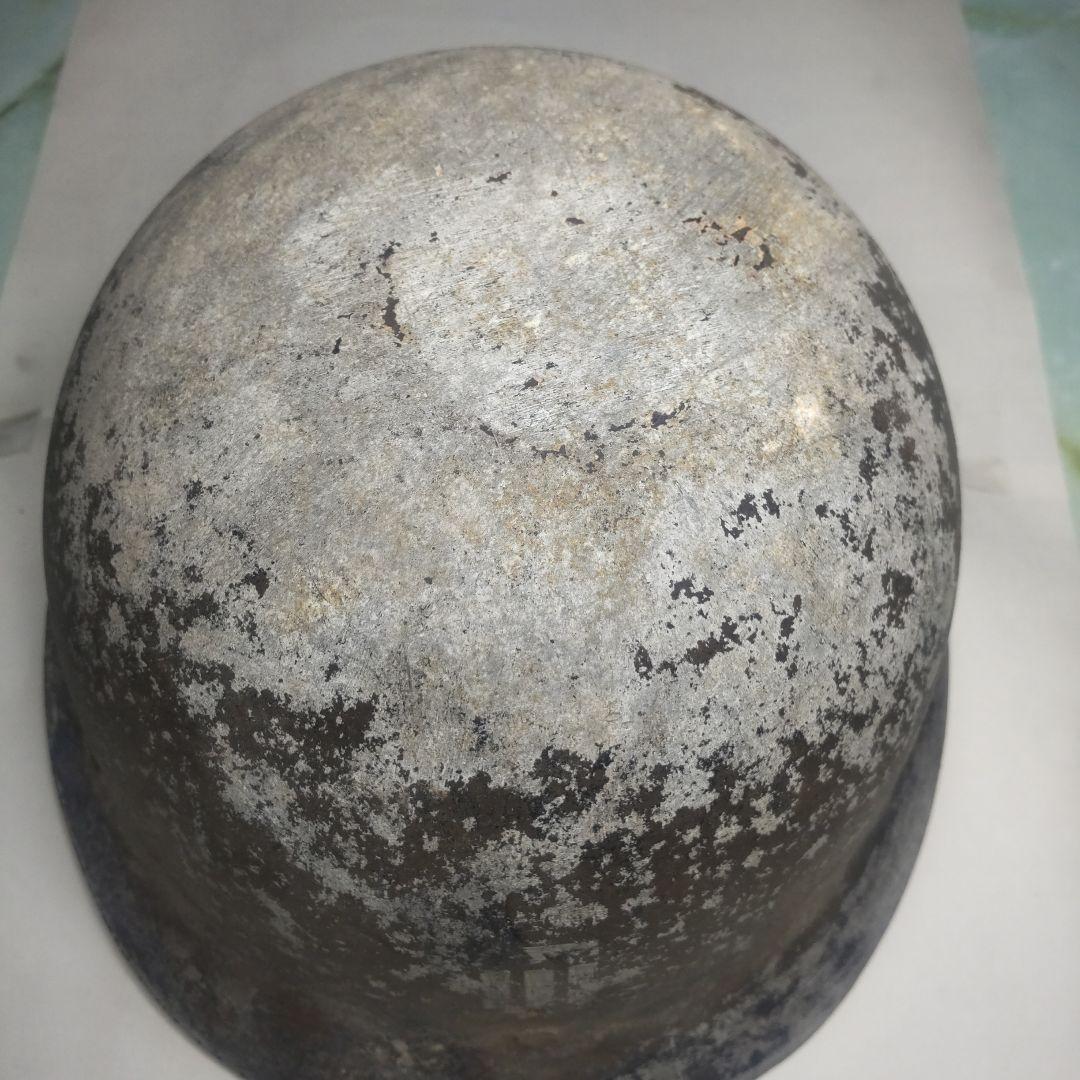 日本海軍使用ヘルメット(アルミ製) 【太平洋戦争】 当時の物