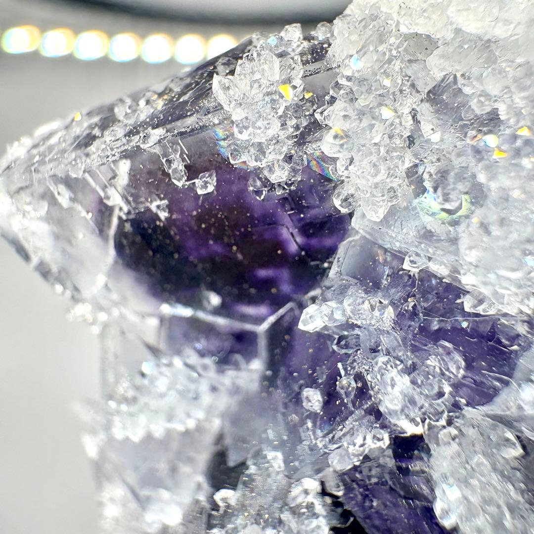 560 中国湖南省 Manaoshan Mine産 フローライト