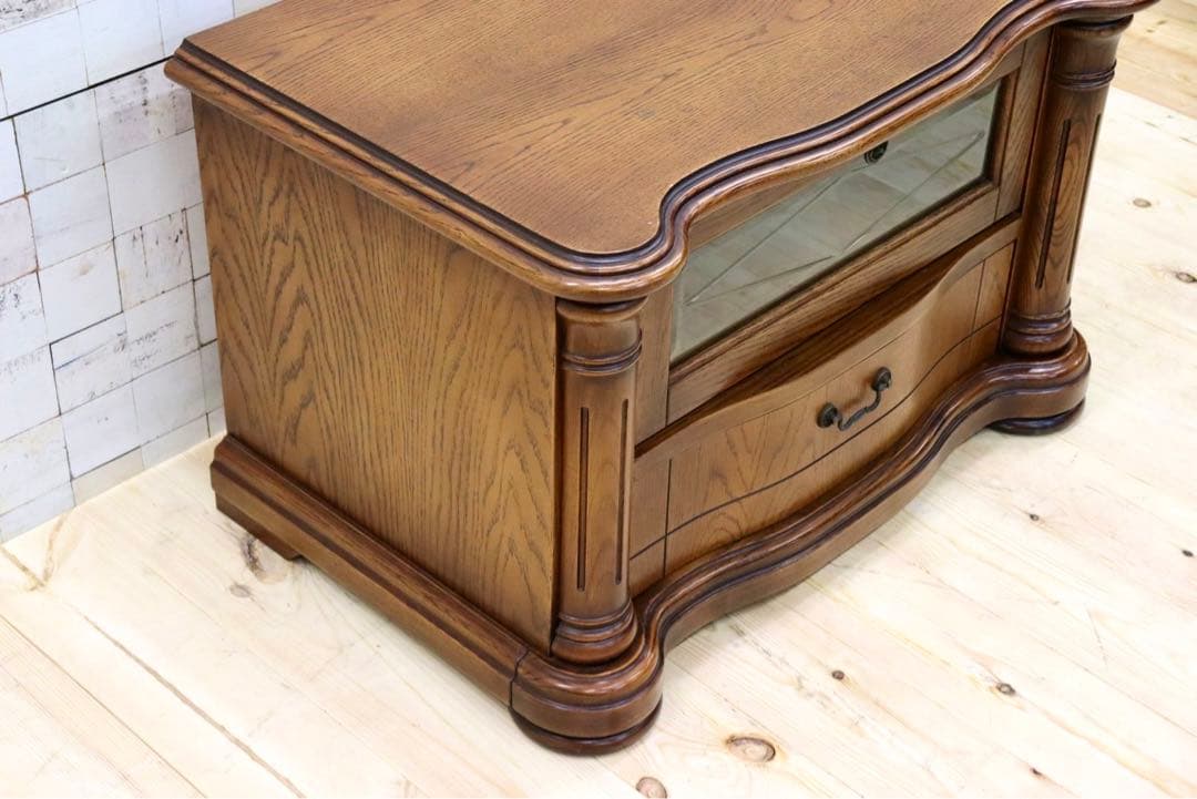 GMFT190○オーク材 TVボード AVボード ローボード リビング収納 ア