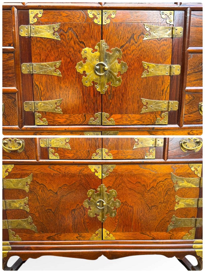 【新春セール】李朝家具 朝鮮家具 薬箪笥 年代物 アンティーク 韓流 韓国