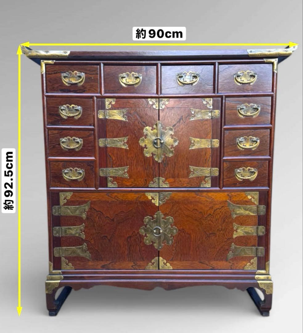 【新春セール】李朝家具 朝鮮家具 薬箪笥 年代物 アンティーク 韓流 韓国