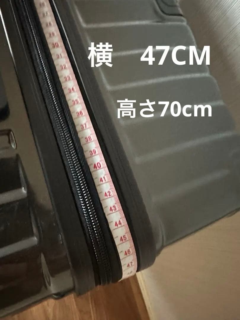 大きめ黒スーツケース